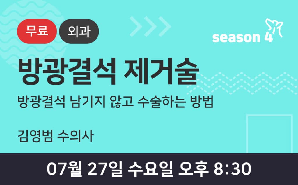 방광결석 남기지 않고 수술하는 방법
